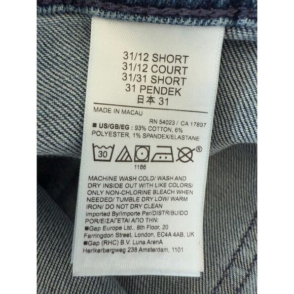 GAP 70’S Flare High Rise Jeans Women’s Size 31/12 Short - Picture 9 of 10